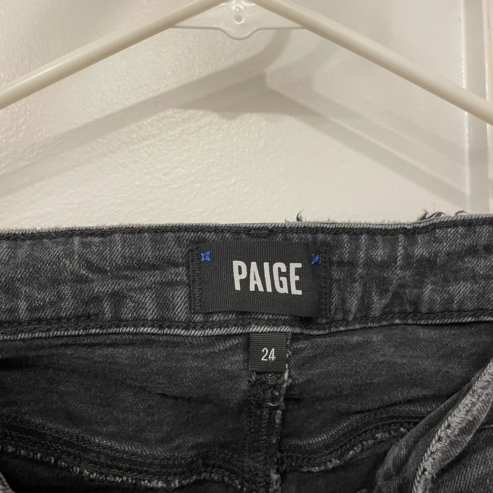 Paige Women’s Dani Cut Off Shorts Black Size 24